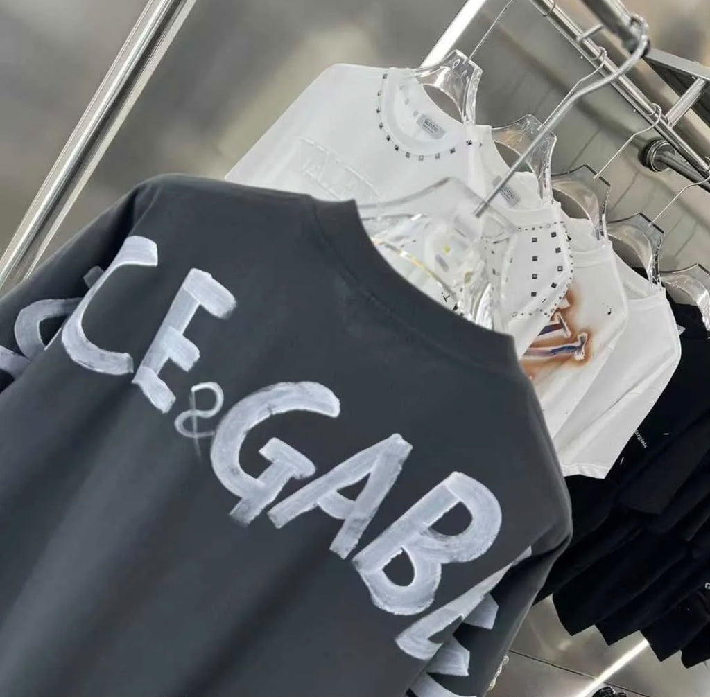Black Dolce & Gabbana Short-Sleeve T-Shirt