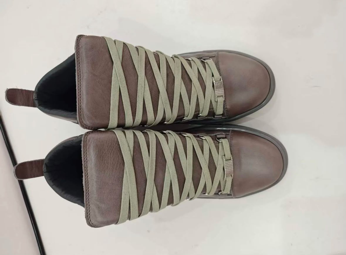 Balenciaga Arena High-Top Brown Sneakers