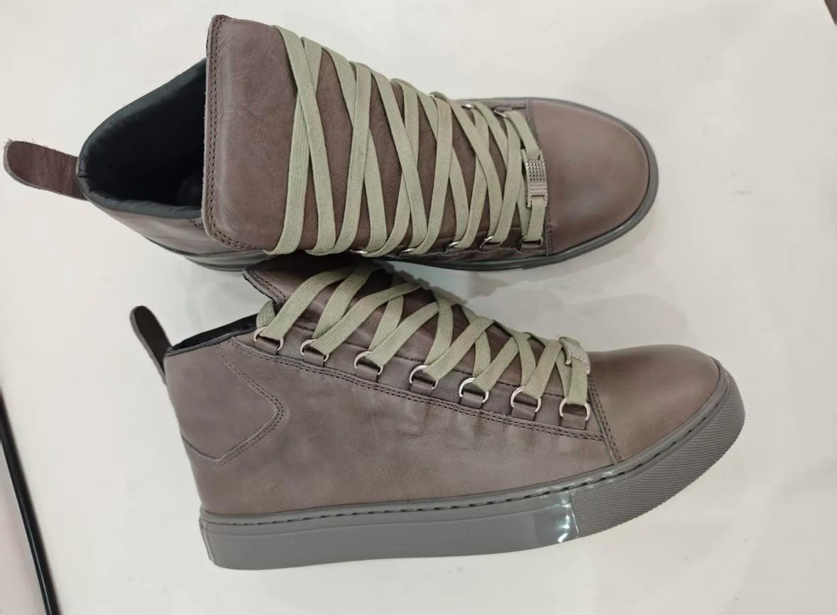 Balenciaga Arena High-Top Brown Sneakers
