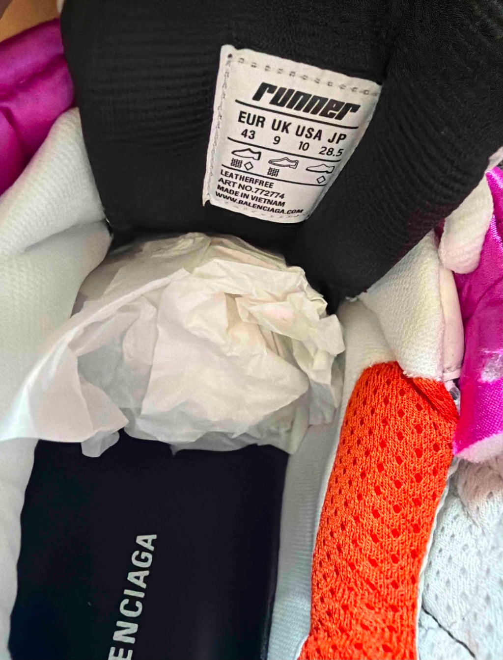 Balenciaga Runner Multicolored Sneakers