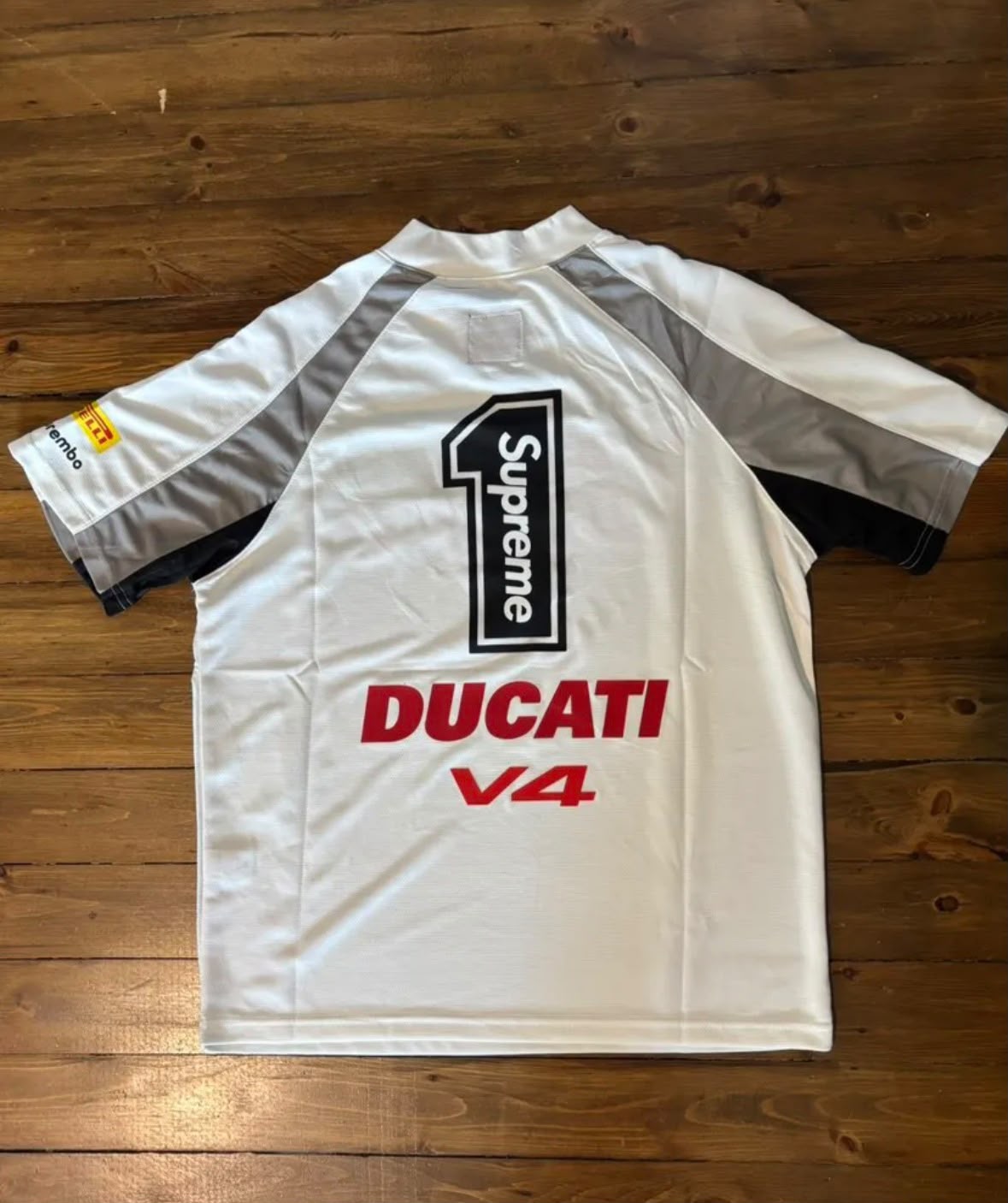 Supreme x Ducati Soccer Jersey