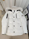 Moose Knuckles White Jacket