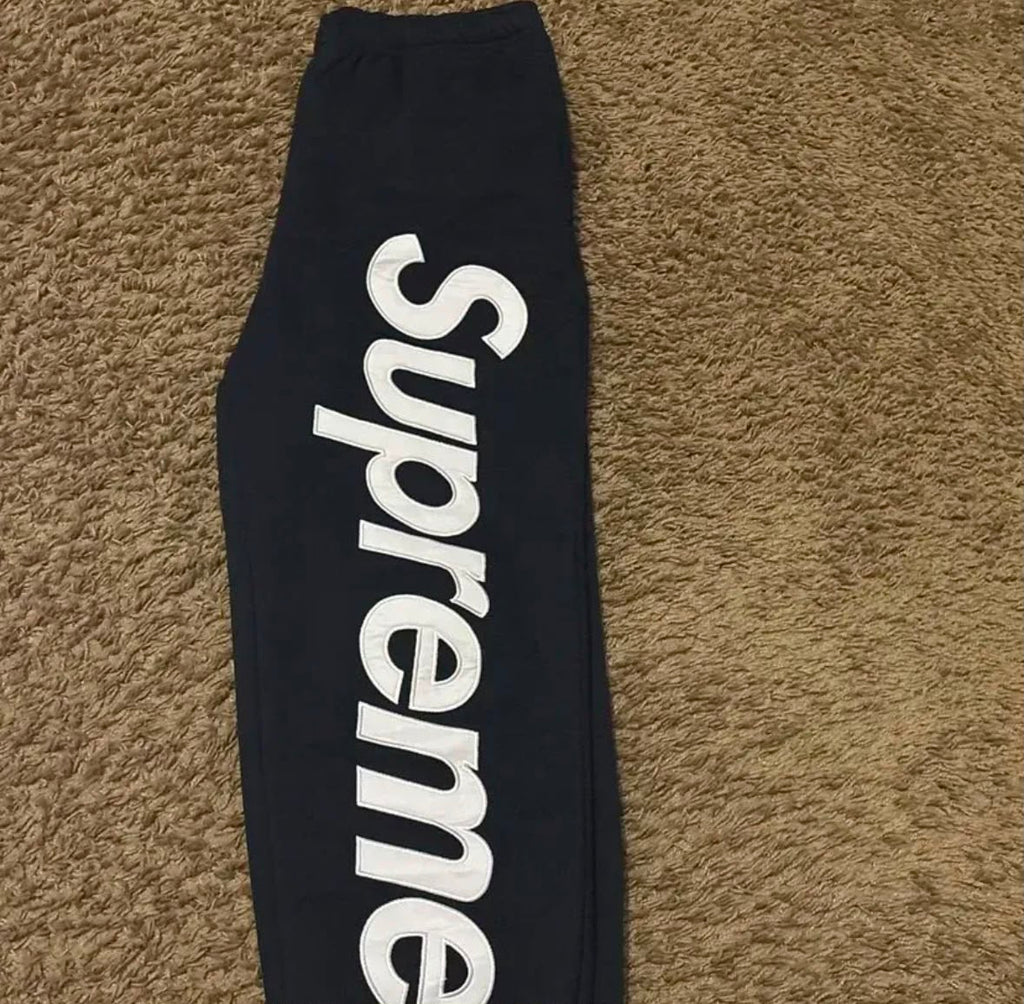 Supreme Satin Applique Sweatpants