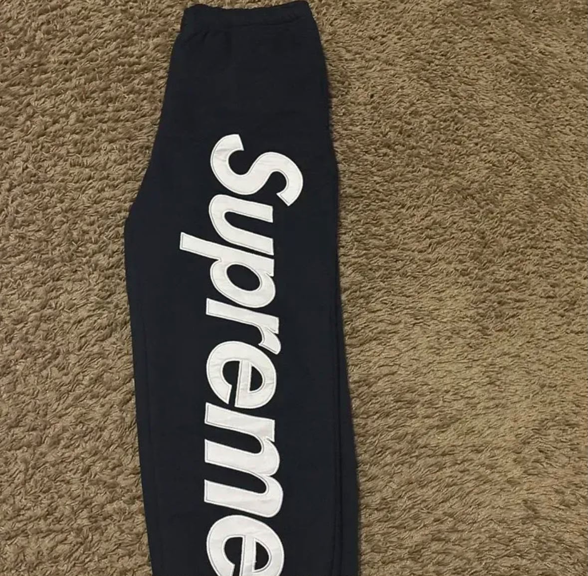 Supreme Satin Applique Sweatpants