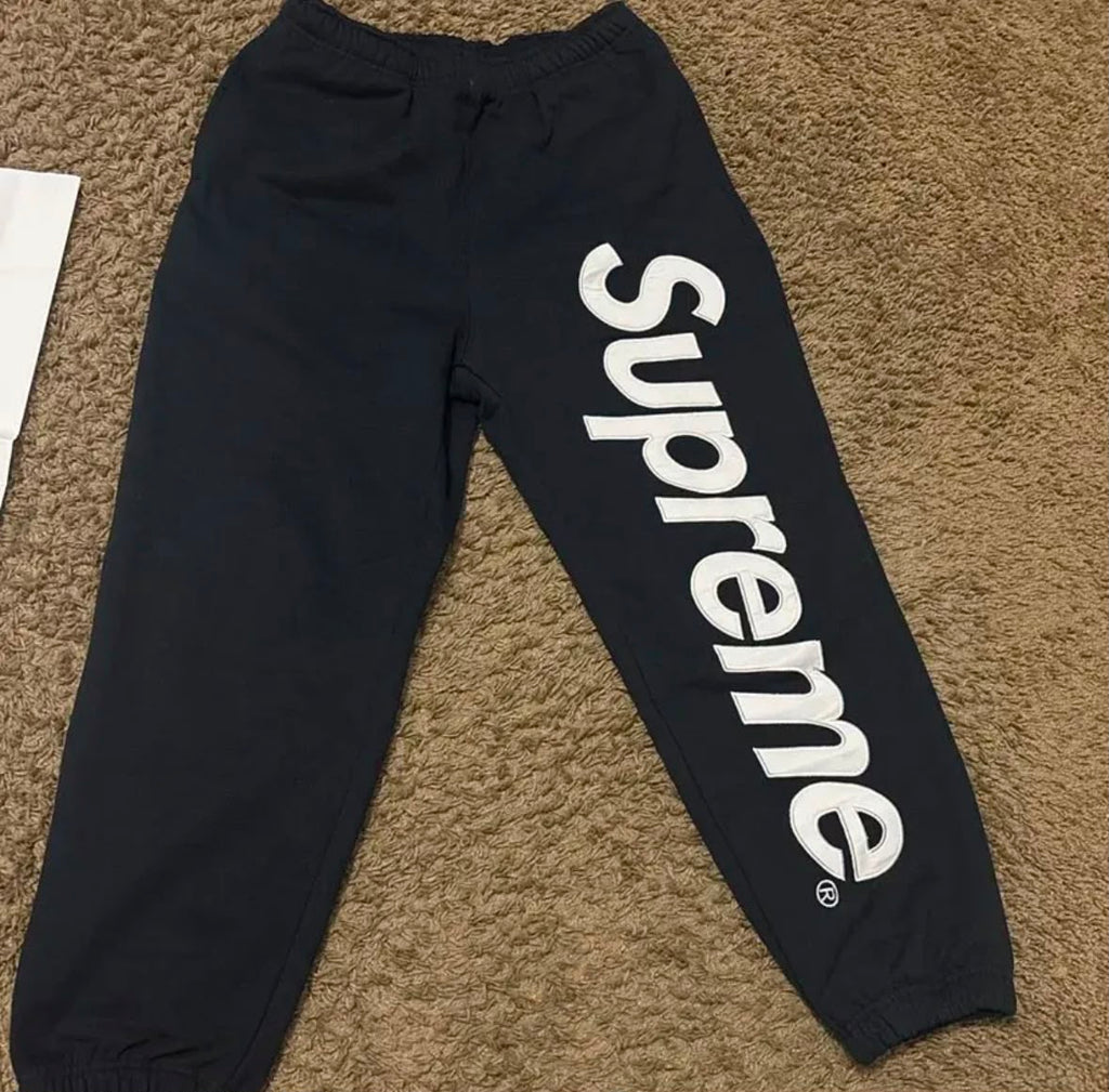 Supreme Satin Applique Sweatpants