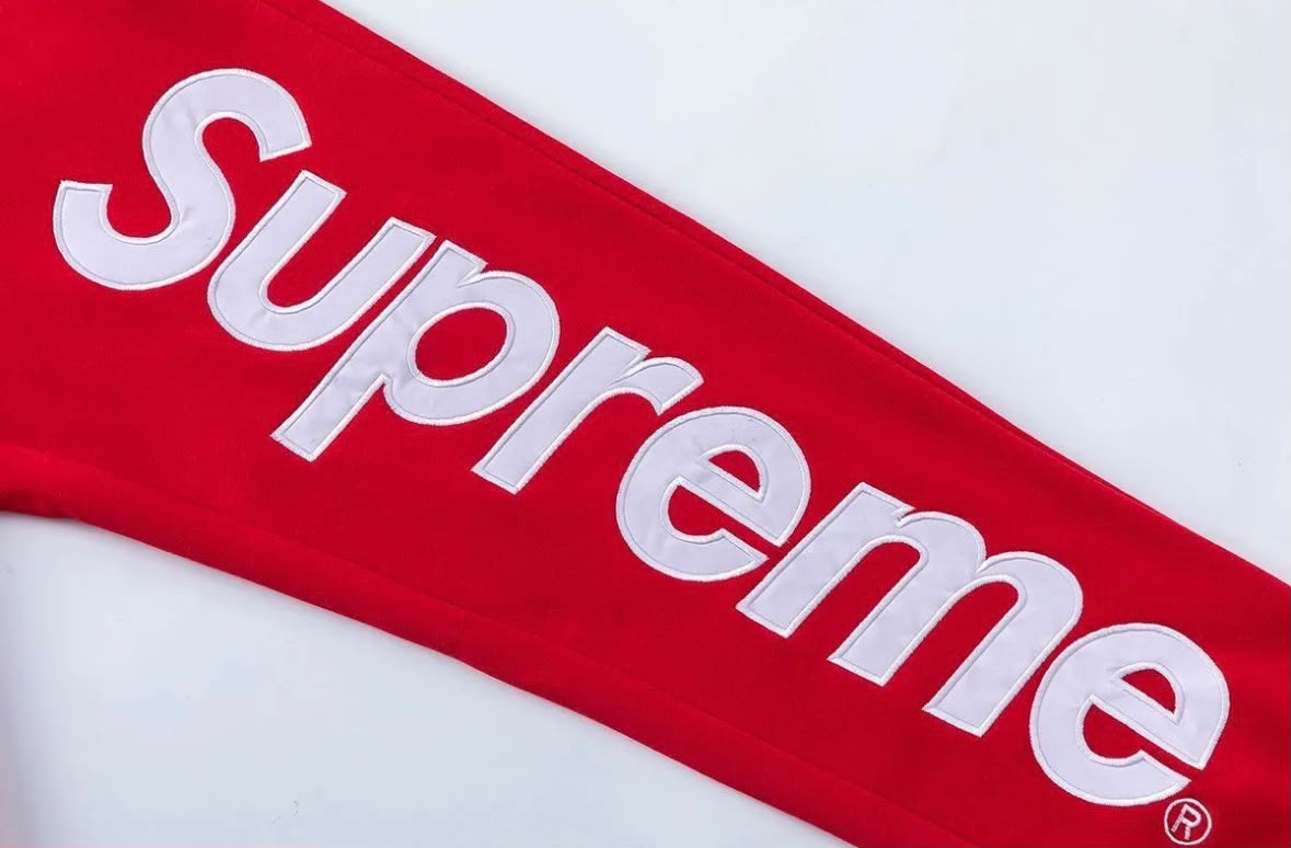 Supreme Satin Applique Sweatpants